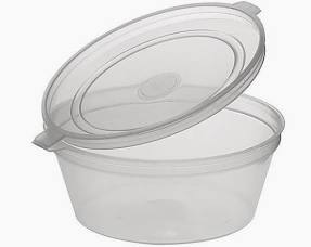 3oz Sauce Container with Hinged Lid