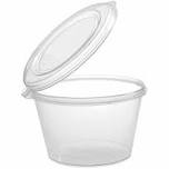 4oz Sauce Container with Hinged Lid